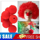 10 PCS Party Sponge Ball Red Clown Magic Nose for Halloween Masquerade Ball