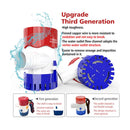 DC 12V 24V 1100GPH Bilge Pump Semi-automatic Mini Electric Submersible Pumps
