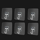 Household Storage Hanger Seamless Adhesive Hook Wall Rack Traceless Hooks