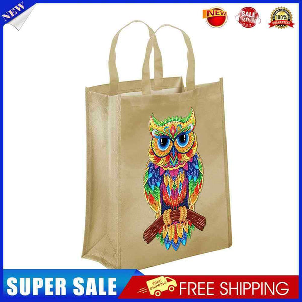 #A 5D Diamond Painting Handbag DIY Canvas Shopping Storage Bag Tote Craft Kit Gi