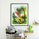 40x50cm Two Old Girlfriend Frameless Oil Paint By Numbers DIY Painting Craft Kit