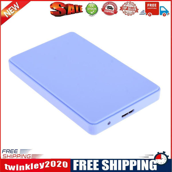 2.5in USB3.0 SATA Box 3TB HDD Hard Drive SSD External Enclosure Case (D)