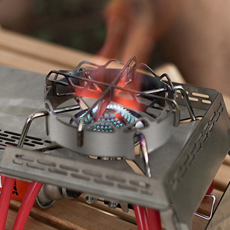 SOTO Gas Stove Windshield with Rack Bracket for Camping Hiking Picnic (C) Newly