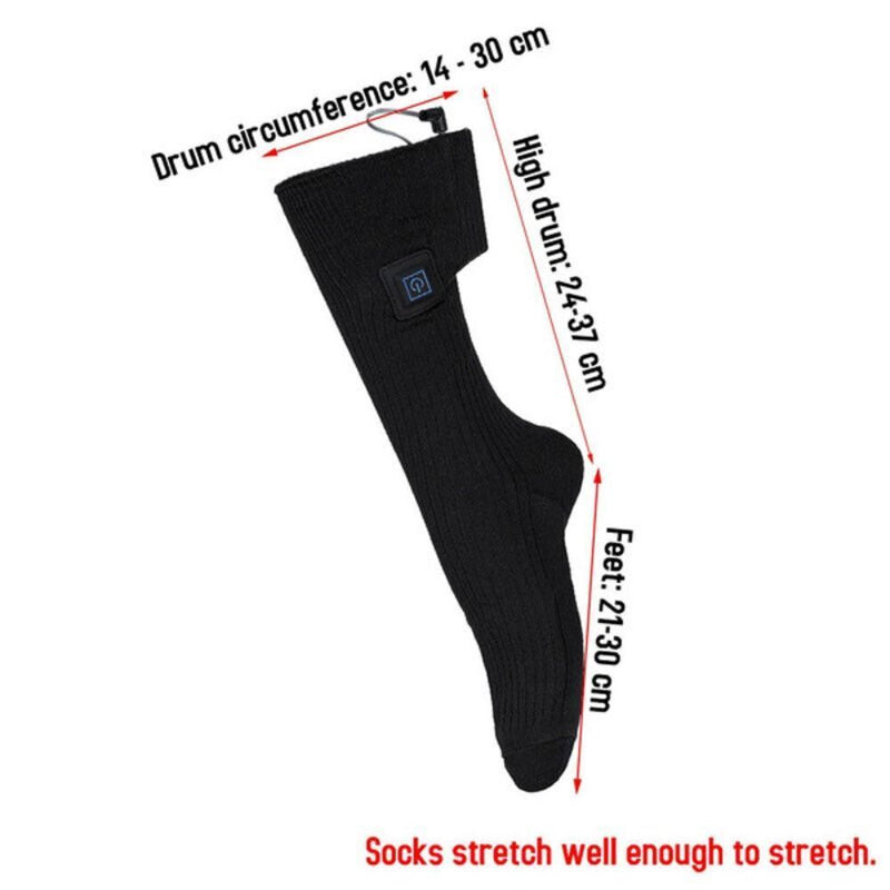 Winter Electric Warmer Sport Socks Rechargeable Warmer Socks Heated Socks