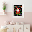 5D DIY Full Round Drill Diamond Painting Santa Claus Rhinestone Artwork Kit