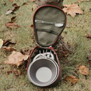 Portable Tableware Zipper Storage Bag Sierra Cup Carrier Bags (Army Green) Newly