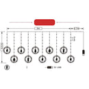 LED Lights Window Stars Light Christmas Room Decoration Merry Christmas Decor