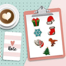 DIY Christmas Full Drill Round Diamond Painting Stickers Children for Home Decor