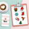 DIY Christmas Full Drill Round Diamond Painting Stickers Children for Home Decor