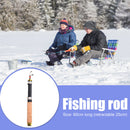 60cm Portable Ice Fishing Rod Outdoor Angling Telescopic Winter Fishing Pole