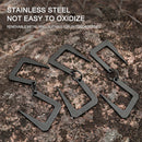 Outdoor Camping Storage Hook Stainless Steel S-Shaped Pot Pan Hanging Buckles
