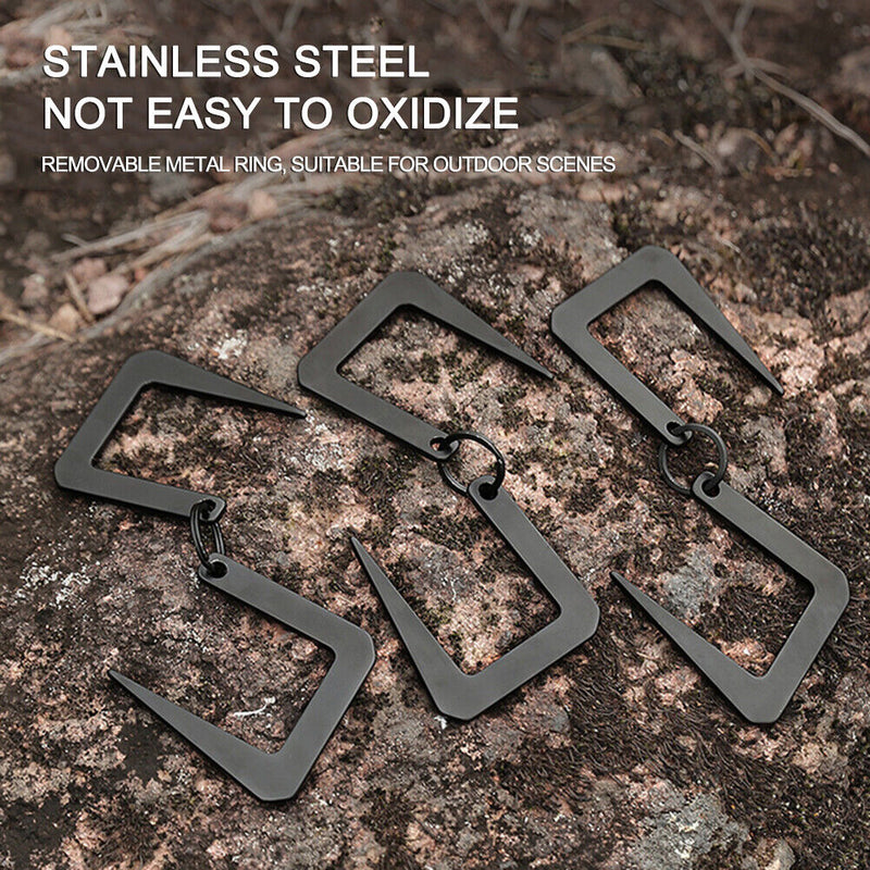 Outdoor Camping Storage Hook Stainless Steel S-Shaped Pot Pan Hanging Buckles