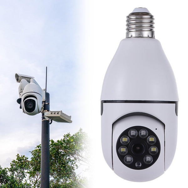 with Two Way Audio Smart Motion Detection Light Bulb Camera Wireless 1080P WiFi