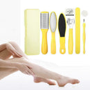 8pcs Remover Pedicure Rasp Foot File Scraper Brush Care Nail Set B9V7 Kit A9Y4
