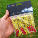 4x Tent Reflective Paracord Cord Lanyard Rope Outdoor Camping Survival Equipm