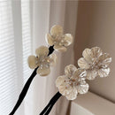 flower White Headband Accessories Hair Styling Tool Hairpin Hair Bun Maker