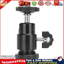 360° Rotate Hotshoe Bracket Ballhead Stand 1/4" Screw DSLR Camera Newly