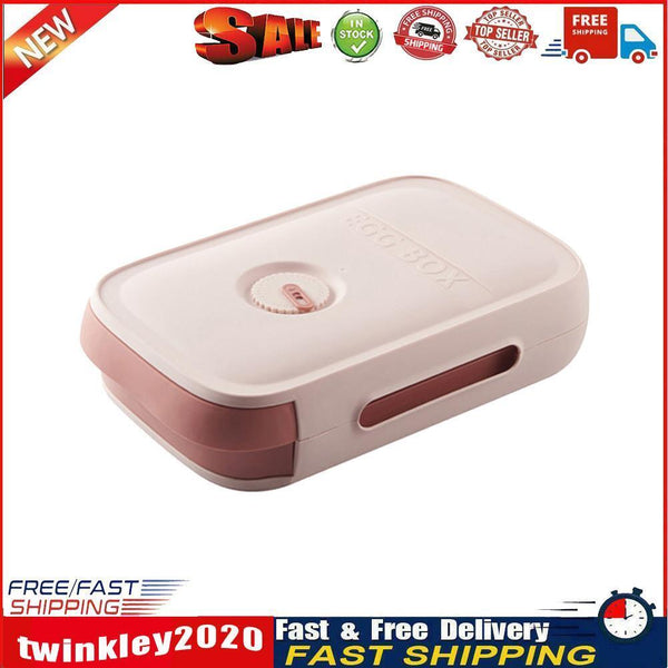 Drawer Type Egg Storage Box Home Refrigerator Fresh Keeping Holder (Pink) Newly