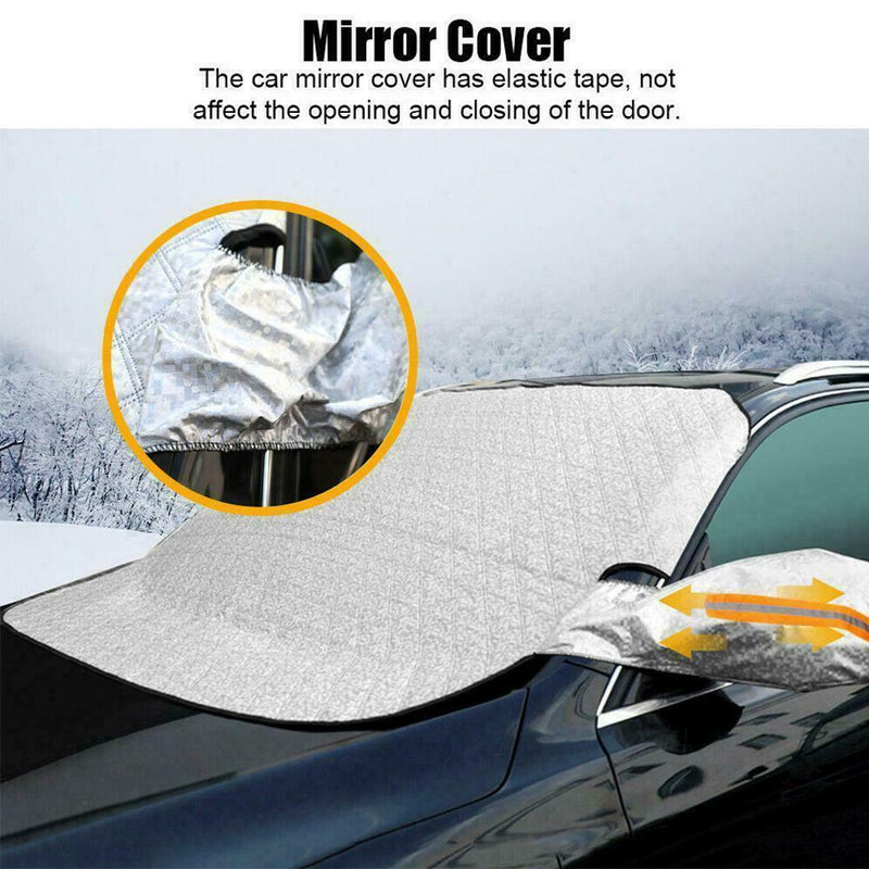 Universal Car Windshield Cover Winter Ice Frost Guard 143×118cm Shade U0D7
