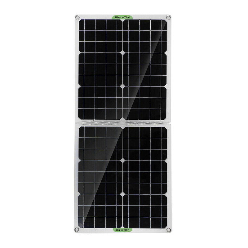 50W Foldable Dual USB Output Device Waterproof Battery Solar Panel (01)