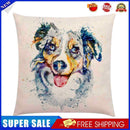 Sweat-Absorbent Cute Cartoon Dog Puppy Pillow Cover Home Room Decor Art Craft