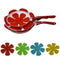 4Pcs Flower Non-stick Pot Mat Bowl Placement Pot Holders N2I4 Home Kitchen B7G9