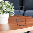 Nordic Retro Iron Line Flower Vase Metal Plant Holder Flowerpot Decor (A)