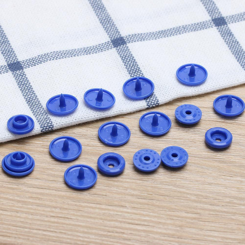 Akaddy 50pcs Push Button Clasp DIY Baby Clothing Push Button (Dark