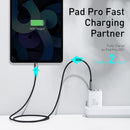 Baseus CCXJ-D02 30W 3 Ports USB Type C Mobile Phone Fast Charger (White)