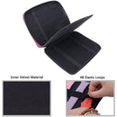 Wrist Watch Strap Storage Bag 48 Slots Watchband Organizer Pouch (Purple) Newly
