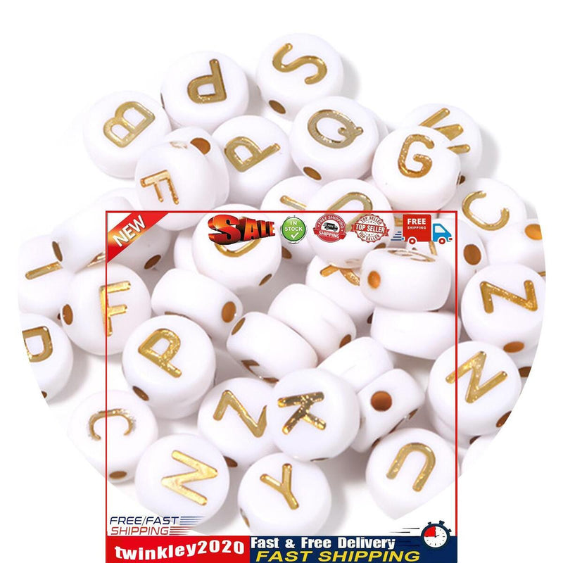 100pcs Bracelet Making Beads Kit - Plastic Colorful Mixed Beads (T10498) Newly