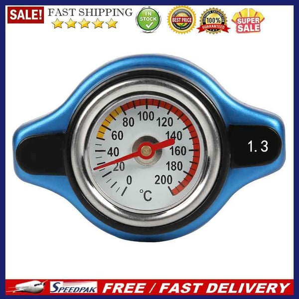 1.3 Bar Thermo Thermostatic High Pressure Radiator Cap with Temperature Gau