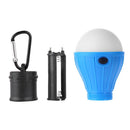 3LED Tent Hanging Lamp 3 Modes SOS Emergency Carabiner Bulb Light(Blue)