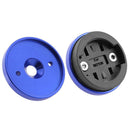 JUNERAIN MTB Racing Bike Computer Holder Stem Cap Stopwatch Speedometer Bracket (Blue)