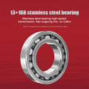 #A 5.2/1 Speed Ratio 13+1 Bearings Spinning Fishing Reel 8kg Max Drag Metal Whee