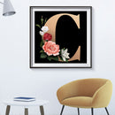 5D Letter C Mosaic Diamond Painting Drawing Full Round Drill DIY Art Handcr