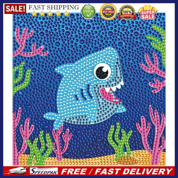 5D DIY Diamond Painting Cartoon Animal Full Round Drill Crystal Kit Art Pictu