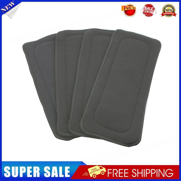 1PC Reusable 4 Layers Bamboo Charcoal Insert Baby Cloth Diaper Nappy Use