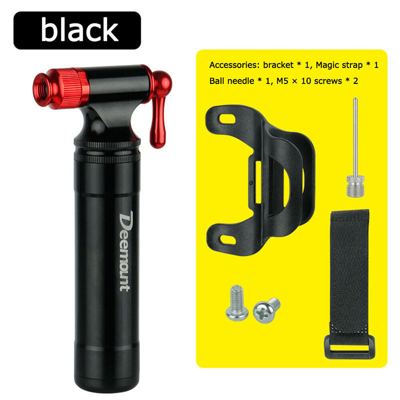 Bicycle Pump Aluminum Alloy Mini CO2 Pump Lightweight for Bike Ball Accessories