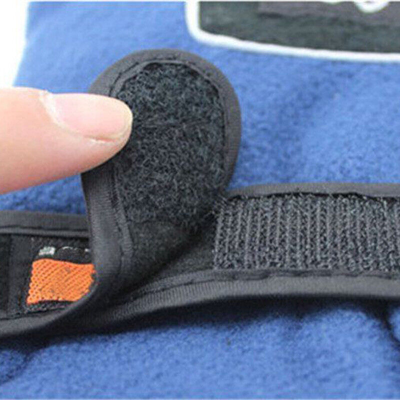 Men Winter Warm Fleece Thermal Motorcycle Ski Snow Snowboard Gloves Blue