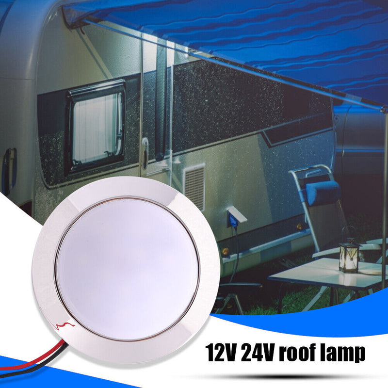1.8W Waterproof Auto LED Dome Lamp RV Marine Car Interior Roof Ceiling Lights