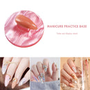 Nail Art Tips Display Stand Shelf Manicure Polish Practice Training Show Holder