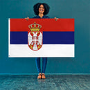 90x150cm Serbia Flag Polyester Printed Banner Bunting Indoor Outdoor Decorations