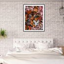 5D Diamond Painting Animal Full Round Drill DIY Mosaic Picture Home Decoratio