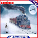 Frameless Oil Paint By Numbers DIY Snow Train Picture Craft Kit for Living Room