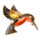 Retro Diamond-bordered Delicate Brooch Alloy Flyer 40*38mm Newly