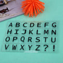 Transparent Clear English Writing Silicone Sealing Letters Pattern Stamp DIY Sc