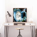 Mosaic Diamond Painting Full Round Drill Handmade 5D Shining Cat DIY Kit Craft