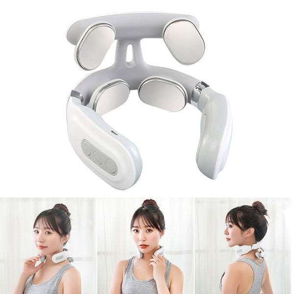 Electric Relieve Pain Muscle Relax Heat Therapy Cervical Neck Massager Shoulder