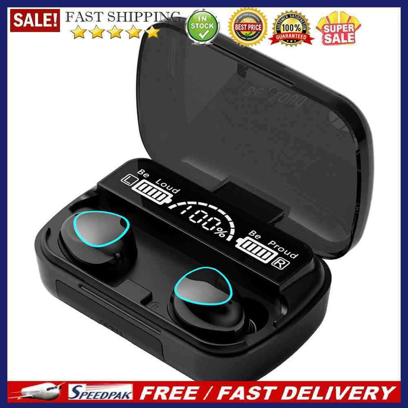 M10 Bluetooth 5.1 Earbuds TWS In Ear Headphones Headset with Charging Case Mic